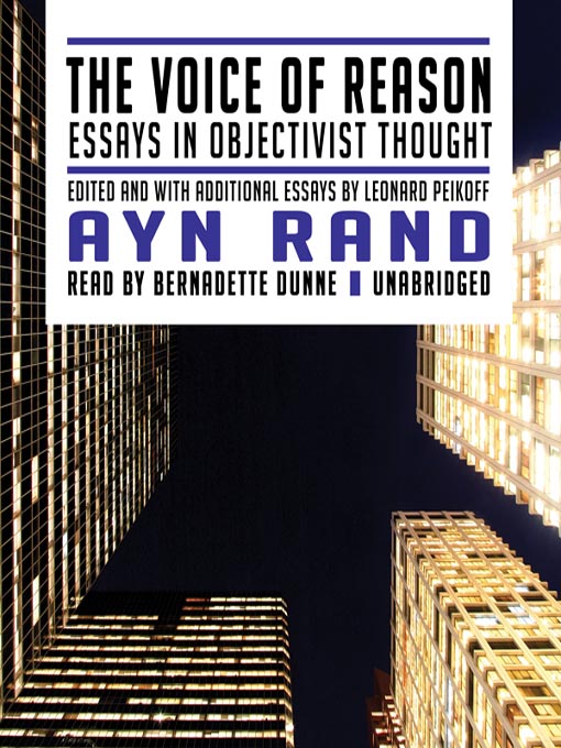 Title details for The Voice of Reason by Ayn Rand - Available